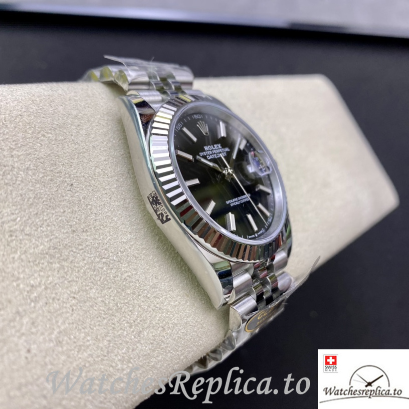 Swiss Rolex Datejust 126334 Replica Stainless steel strap 41MM - WatchesReplica.is
