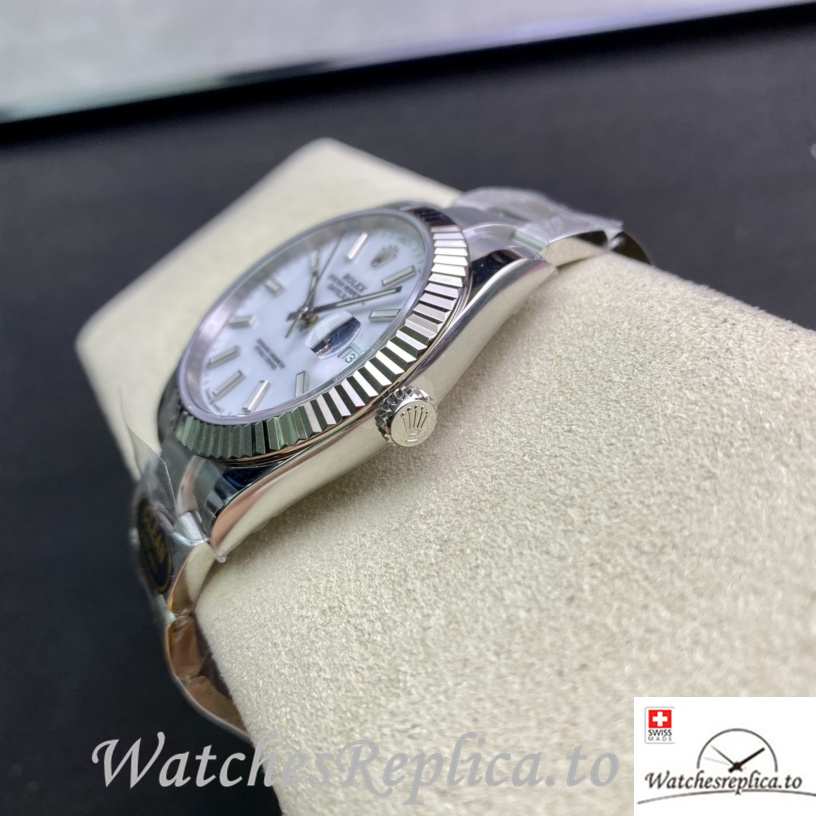 Swiss Rolex Datejust 126334 Replica Stainless steel strap 41MM - WatchesReplica.is
