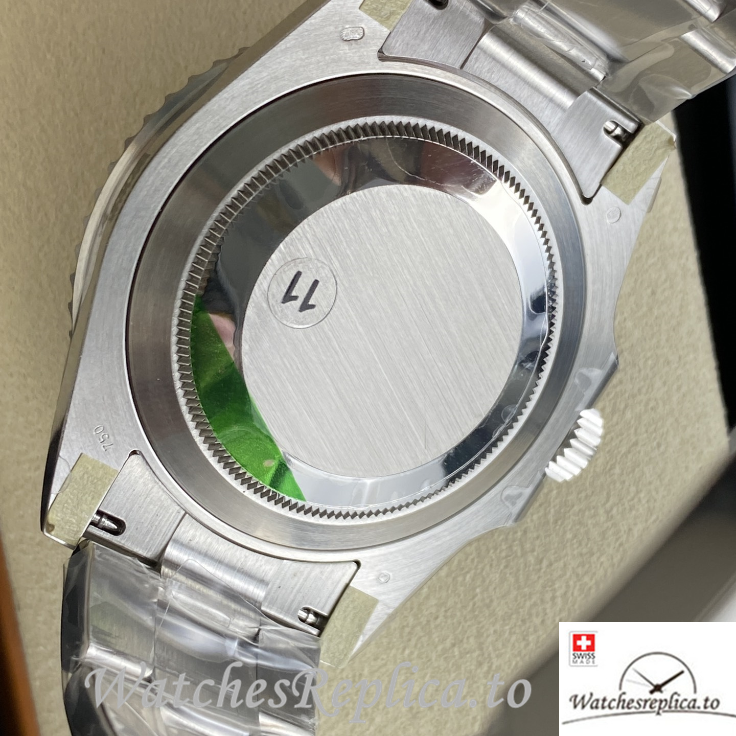 Swiss Rolex Submariner Replica Stainless steel strap 41MM Black Dial Blue Case - WatchesReplica.is