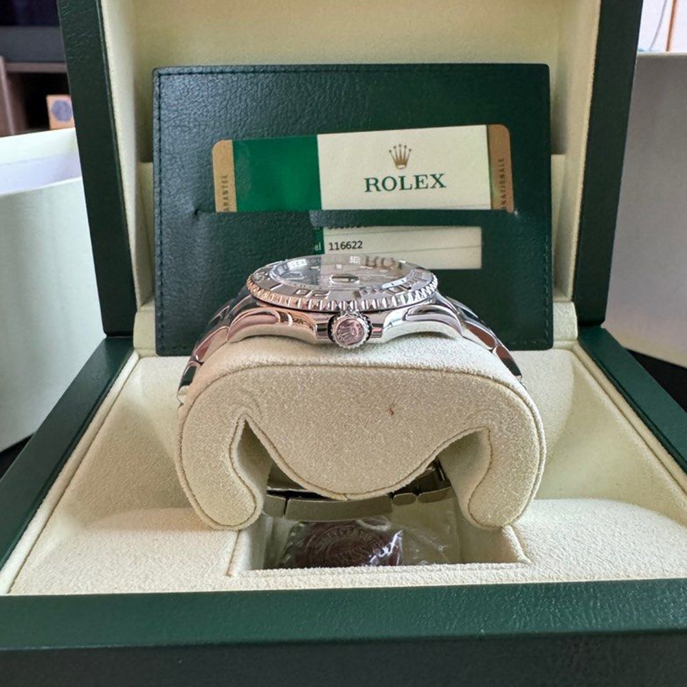 Rolex Yacht-Master Silver Dial 116622 - WatchesReplica.is