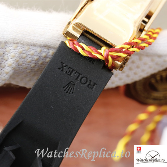 Swiss Rolex Daytona 116518-0037 Rubber strap 40MM - WatchesReplica.is