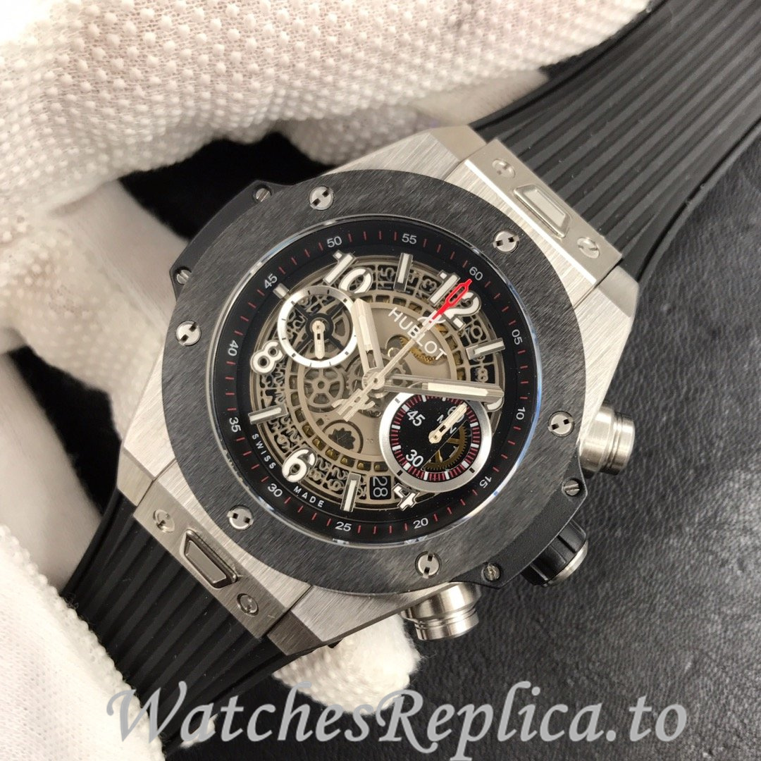 Hublot Replica 411.NM.1170.RX Rubber strap 45MM - WatchesReplica.is