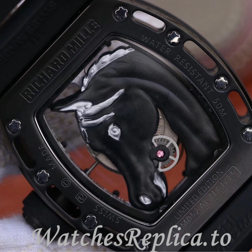 Richard Mille Replica RM52-02 Rubber strap 50MM - WatchesReplica.is