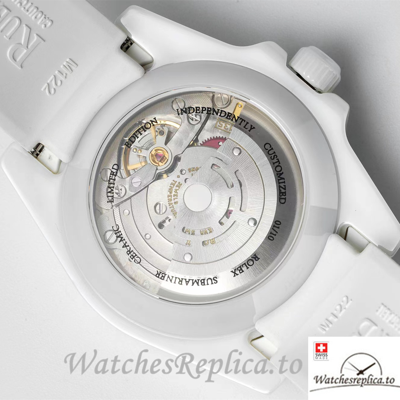 Swiss Rolex Oyster Perpetual Replica Rubber strap 40MM - WatchesReplica.is