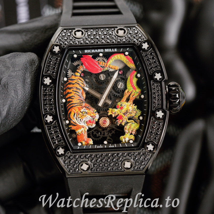 Richard Mille Replica RM51-01 Rubber strap 50MM - WatchesReplica.is
