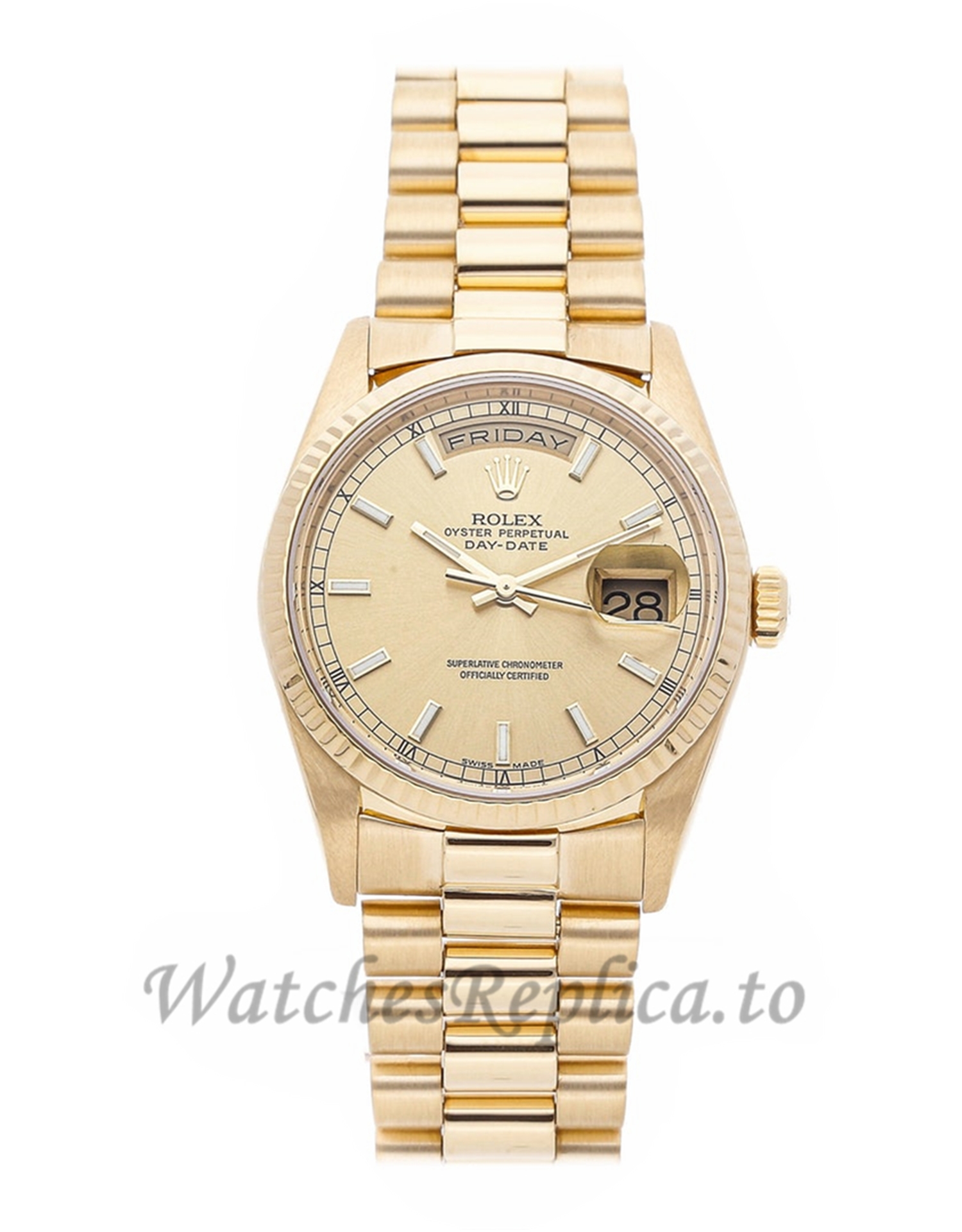 Rolex Replica Day-Date 36mm 18238 - WatchesReplica.is
