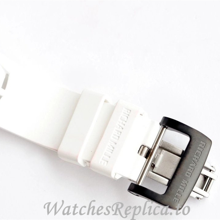 Richard Mille Replica RM011 Rubber strap 50MM - WatchesReplica.is