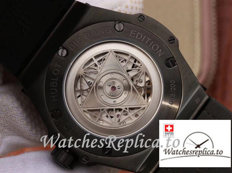 Swiss Hublot Big Bang Sang Bleu Magic Replica 415.CX.1112.VR.MXM18 Black Bezel 45MM - WatchesReplica.is
