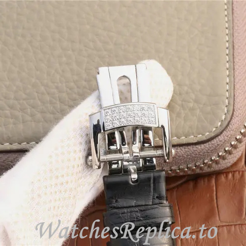 Patek Philippe Replica Nautilus 5719 Leather strap 40MM - WatchesReplica.is