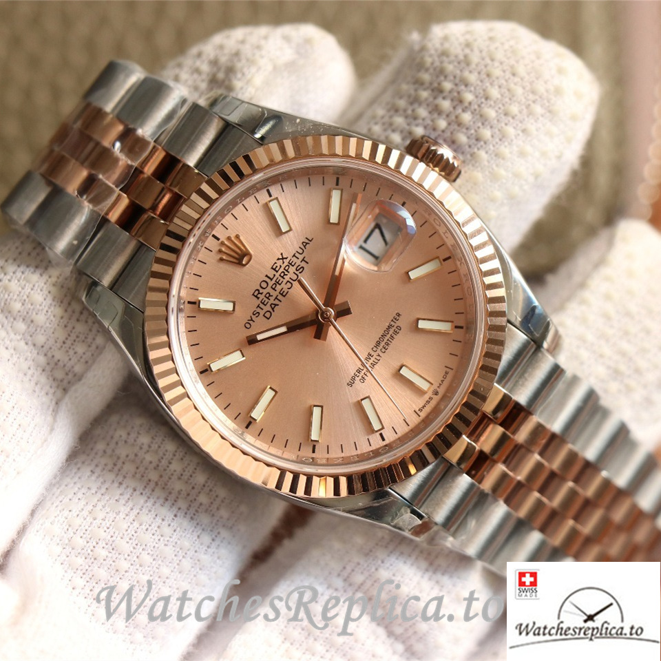 Swiss Rolex Datejust Replica 126233 Stainless steel strap 36MM - WatchesReplica.is