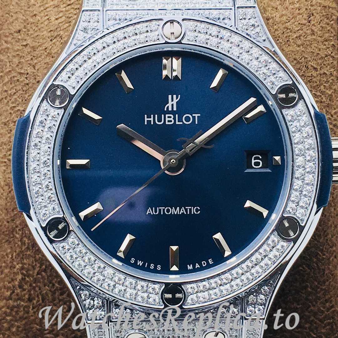 Hublot Replica Classic-Fusion-Series Leather strap 38MM - WatchesReplica.is