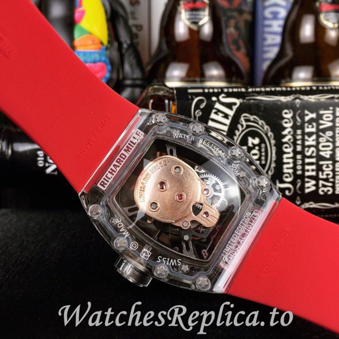 Richard Mille Replica RM052 Rubber strap 50MM - WatchesReplica.is