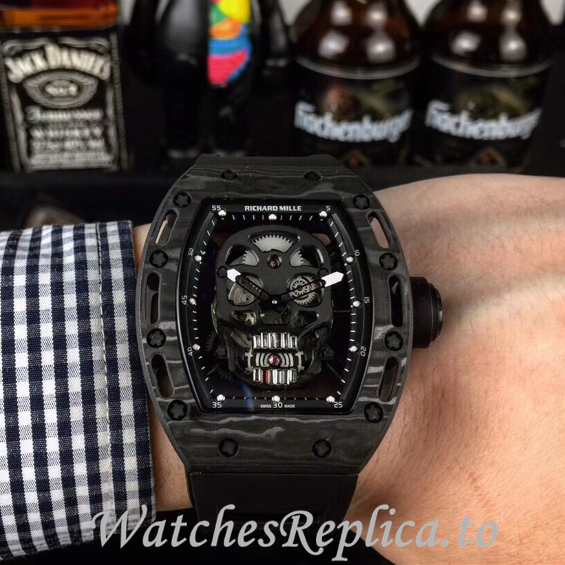 Richard Mille Replica RM052 Rubber strap 50MM - WatchesReplica.is