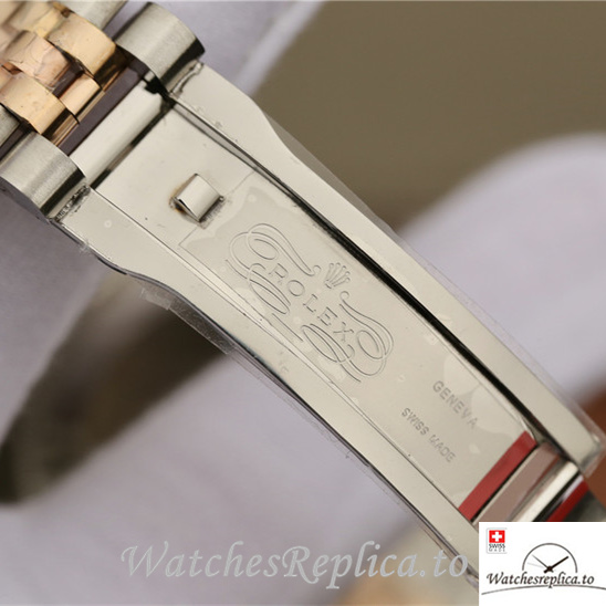 Swiss Rolex Datejust Replica 116231WSJ Stainless steel strap 36MM - WatchesReplica.is