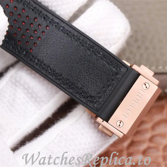 Hublot Replica MASTERPIECE Series Leather strap 45MM - WatchesReplica.is