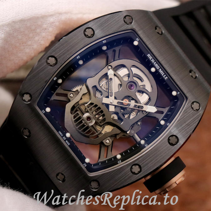 Richard Mille Replica RM052 Rubber strap 50MM - WatchesReplica.is