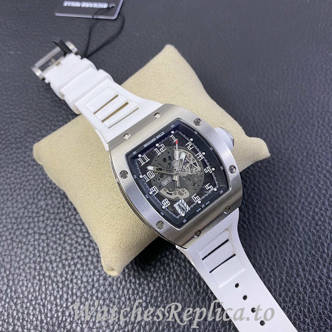 Richard Mille Replica RM010 Rubber strap 48MM - WatchesReplica.is