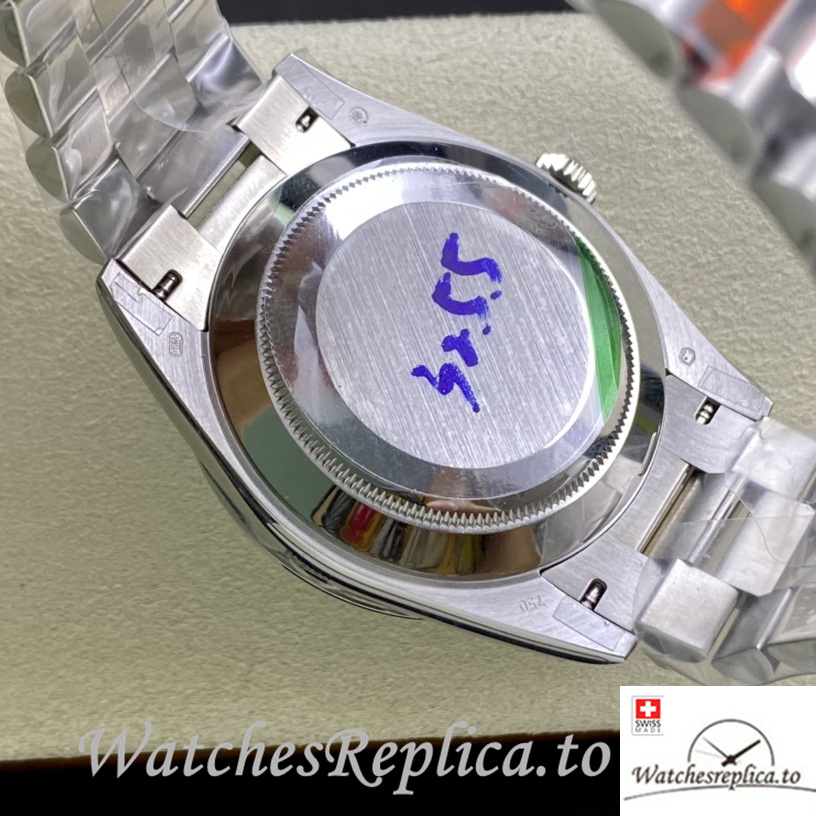 Swiss Rolex Day Date Replica 228239 Stainless steel strap 40MM - WatchesReplica.is
