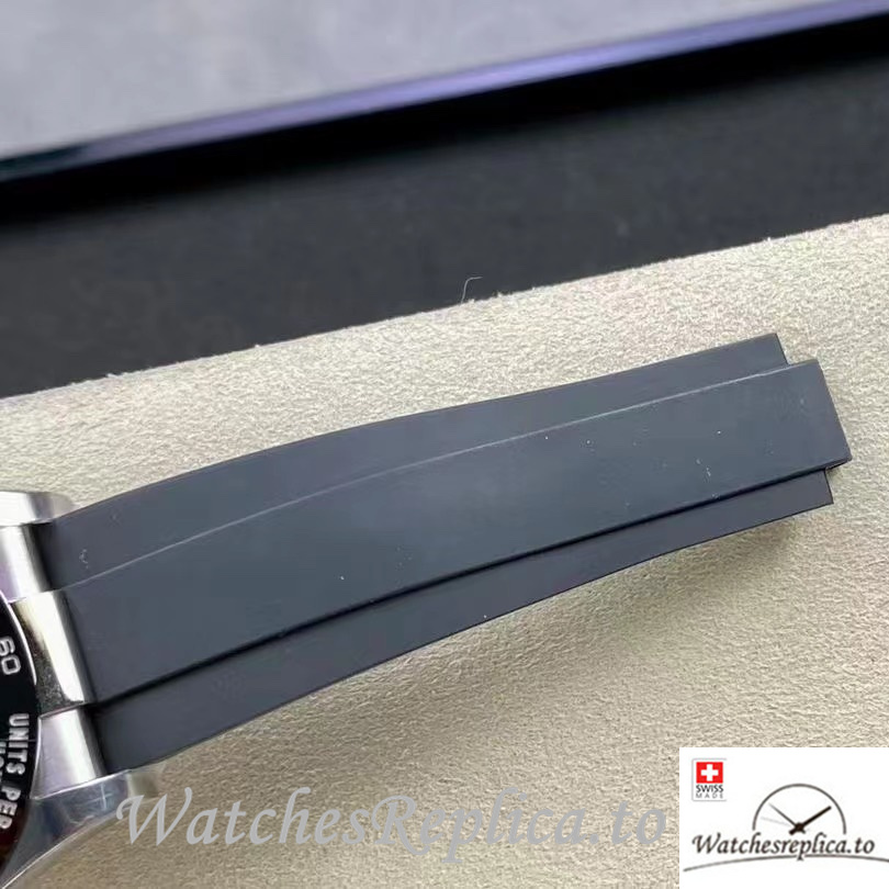 Swiss Rolex Daytona Replica 116519LN Rubber strap 40MM - WatchesReplica.is