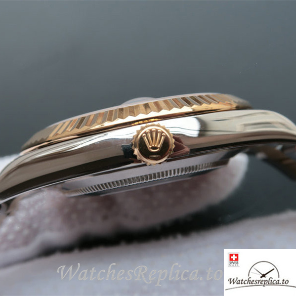 Swiss Rolex Datejust Replica 126333 Stainless steel Gold strap 40MM - WatchesReplica.is