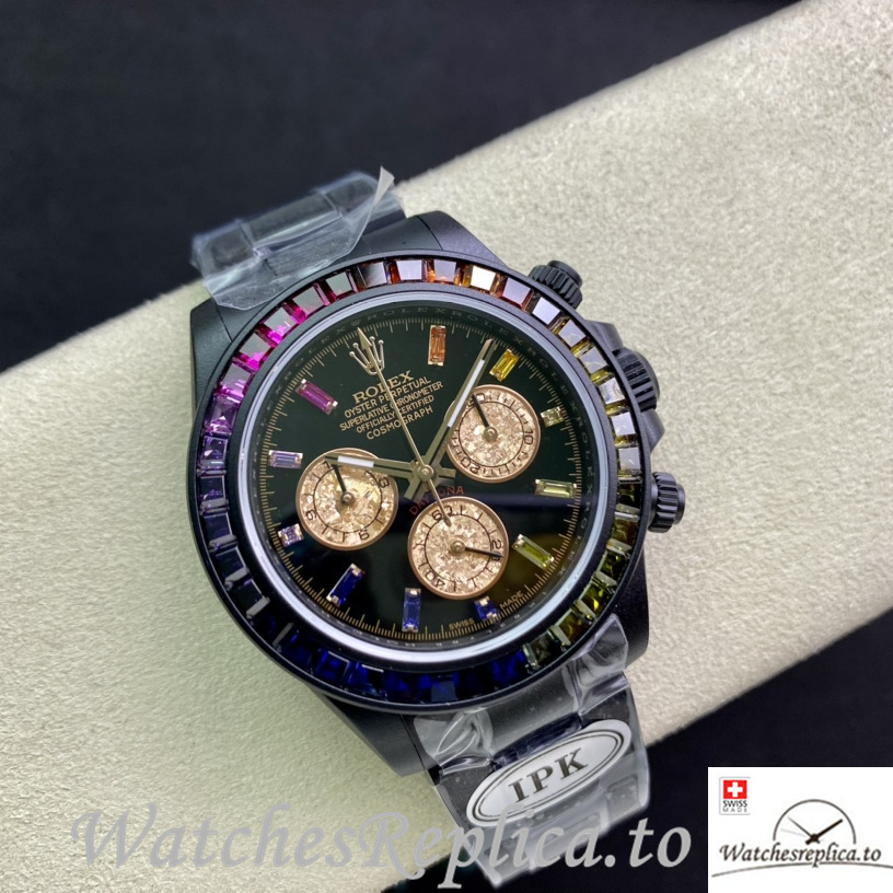 Swiss Rolex Daytona 116598RBOW Replica Stainless steel strap 40MM - WatchesReplica.is