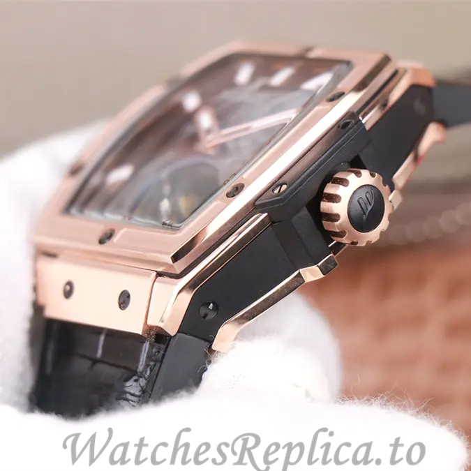 Hublot Replica MASTERPIECE Series Leather strap 45MM - WatchesReplica.is