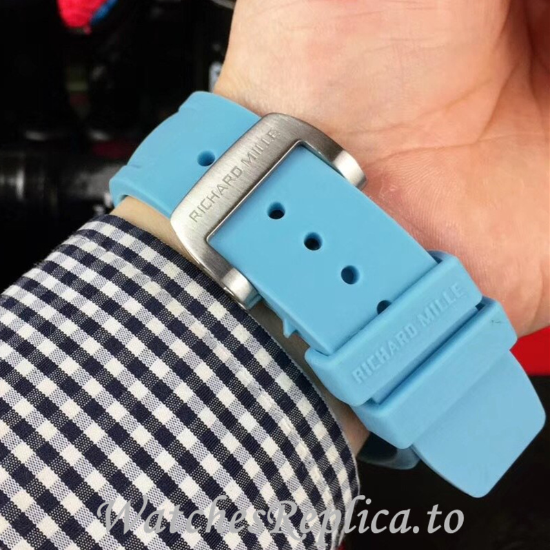 Richard Mille Replica RM19 Rubber strap 50MM - WatchesReplica.is