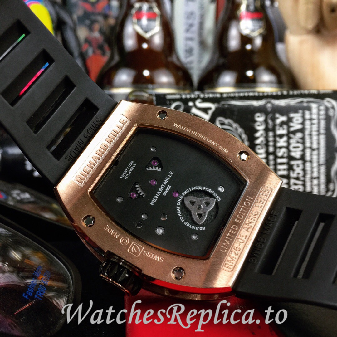 Richard Mille Replica RM26-01 Rubber strap 50MM - WatchesReplica.is