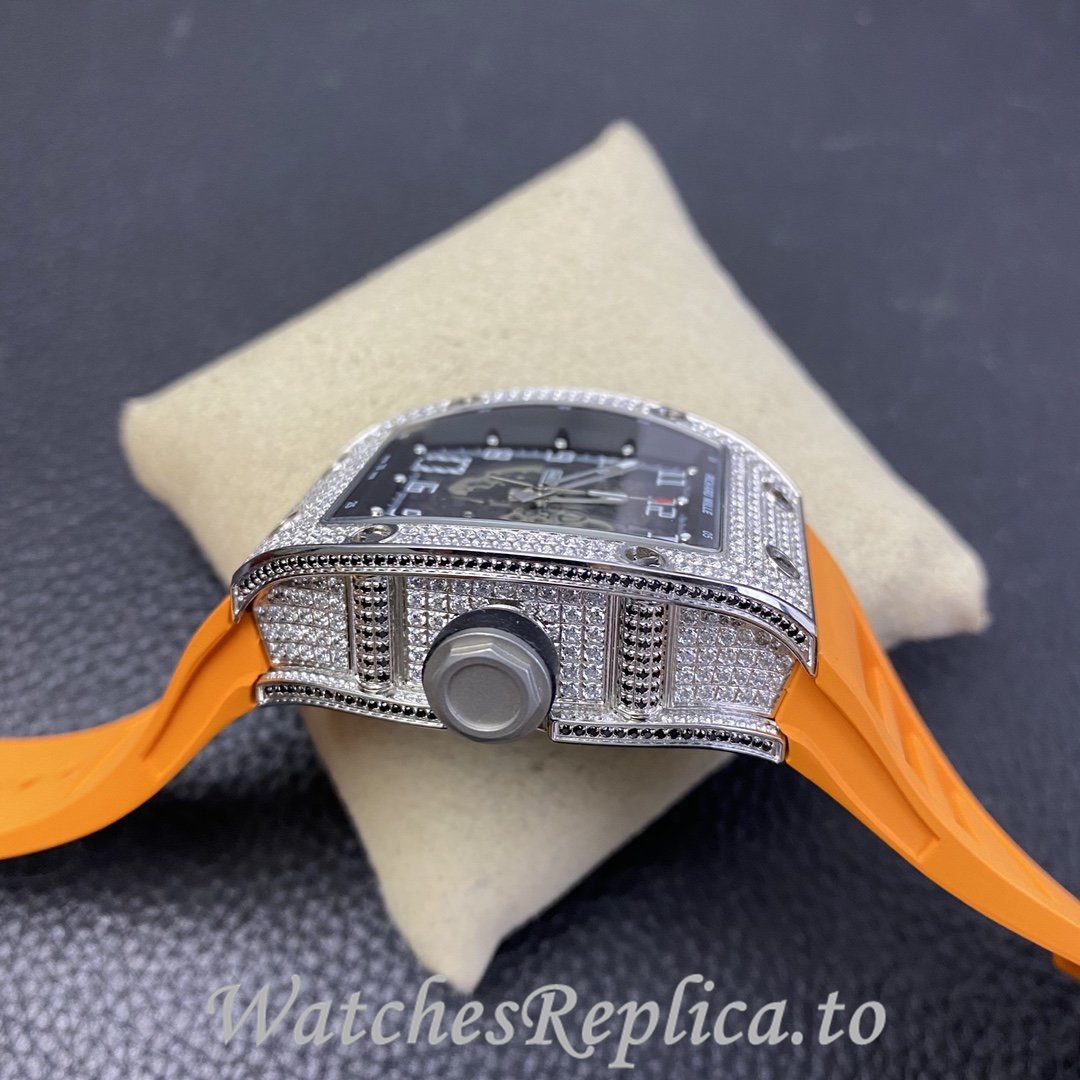 Richard Mille Replica RM010 Rubber strap 48MM - WatchesReplica.is