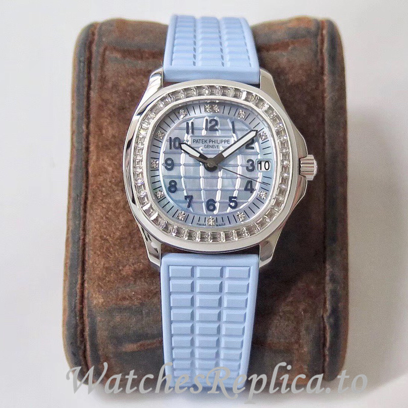 Patek Philippe Replica Aquanaut Rubber strap 35.6MM - WatchesReplica.is
