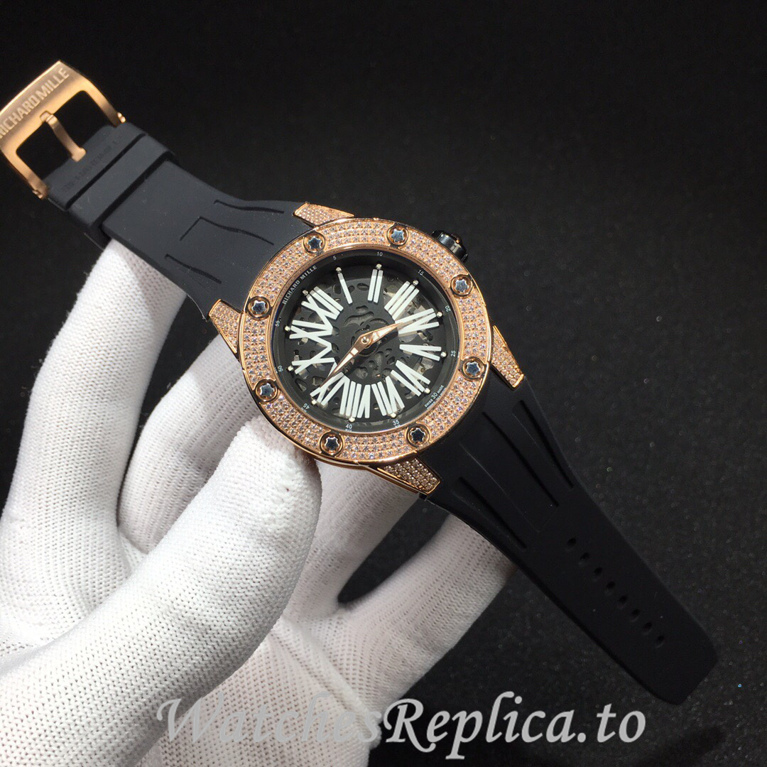 Richard Mille Replica RM033 Rubber strap 46MM - WatchesReplica.is