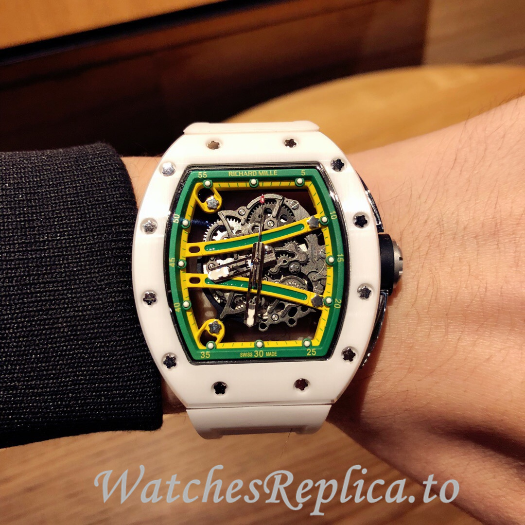 Richard Mille Replica RM61-01 Rubber strap 50MM - WatchesReplica.is