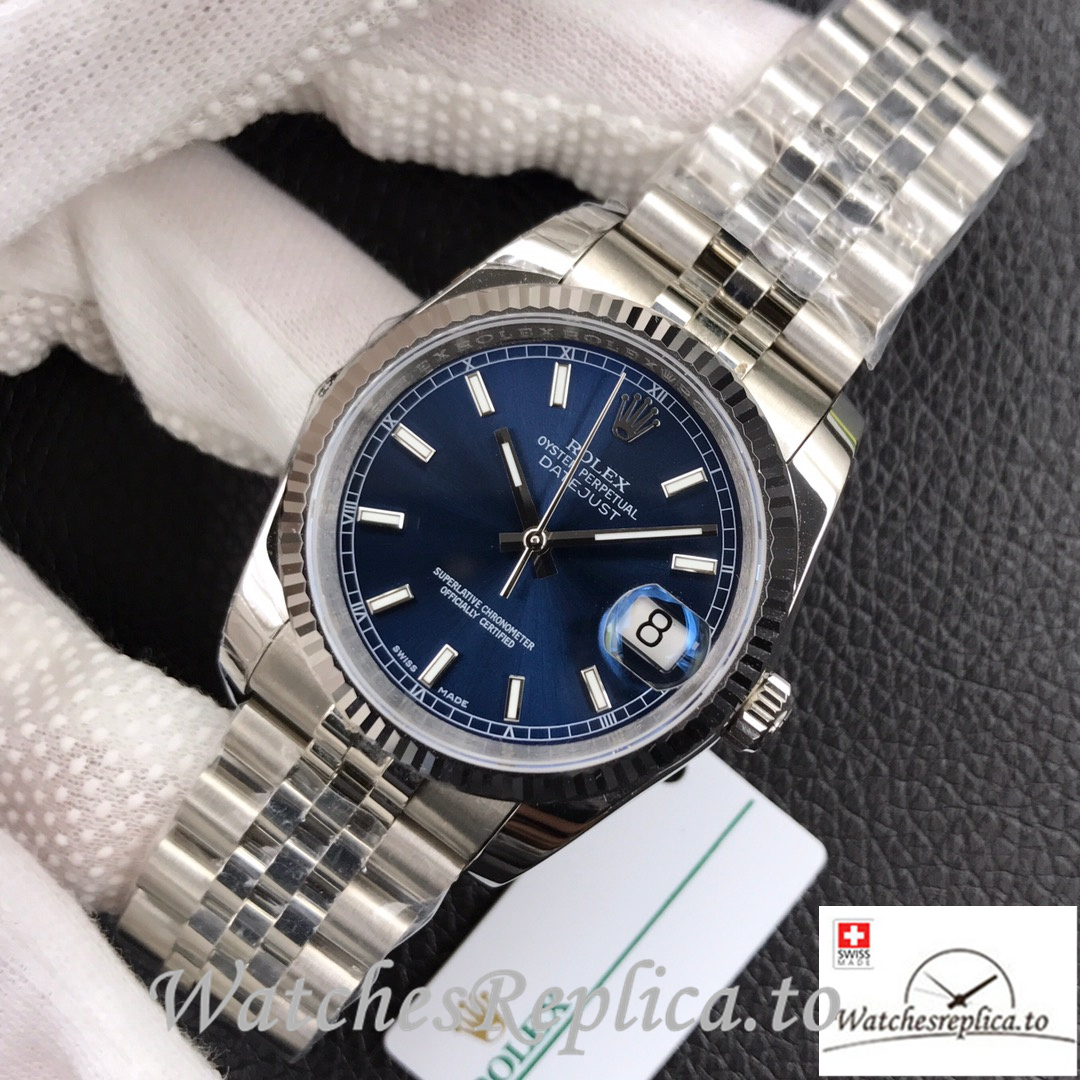Swiss Rolex Datejust 126334 Replica Stainless steel strap 41MM - WatchesReplica.is