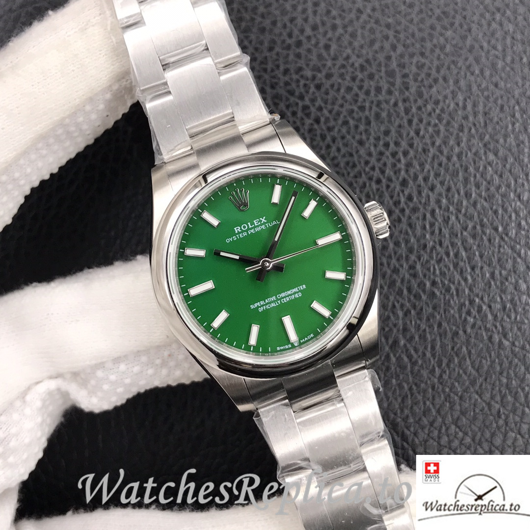 Swiss Rolex Oyster Perpetual Replica 277200 Stainless steel strap 31MM - WatchesReplica.is