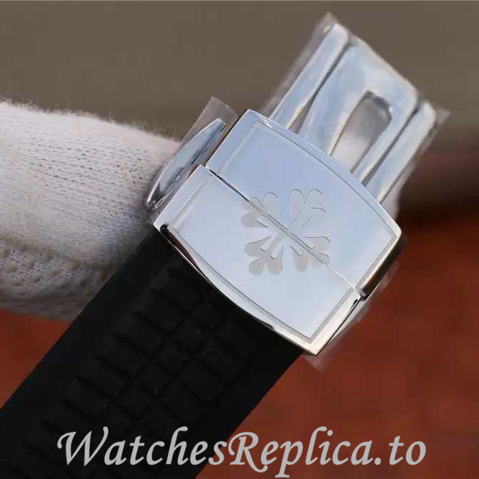 Patek Philippe Replica Aquanaut Rubber strap 42MM - WatchesReplica.is