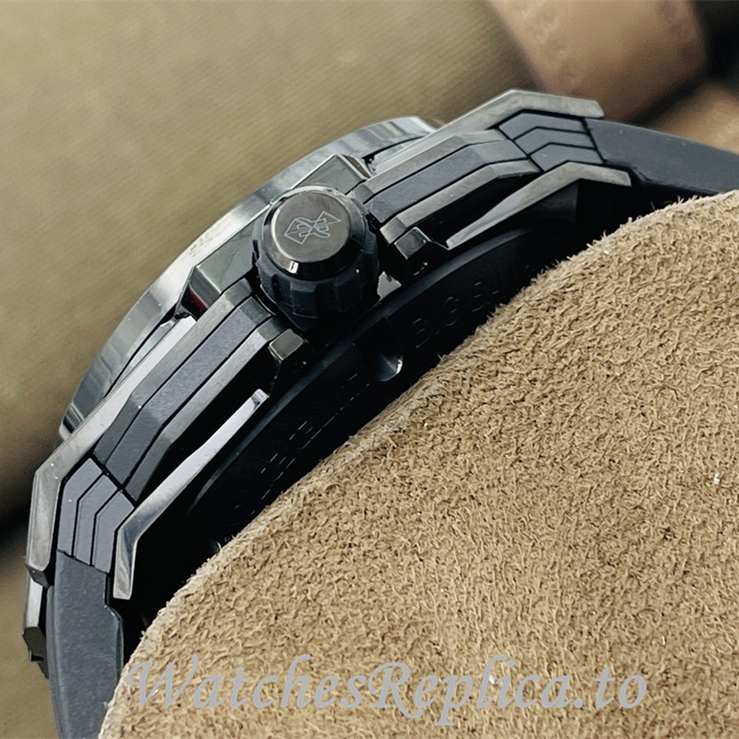 Hublot Replica Big Bang Sang Bleu II Rubber strap 45MM - WatchesReplica.is