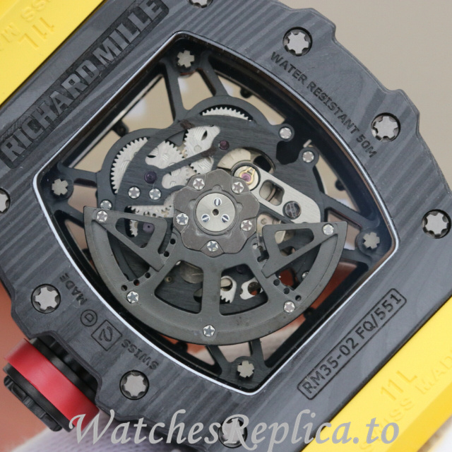 Richard Mille Replica RM35-02 Rubber strap 50MM - WatchesReplica.is