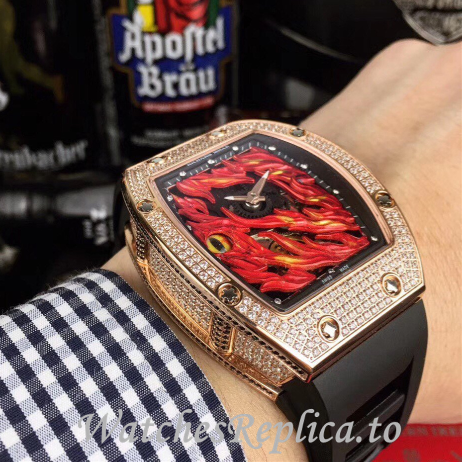 Richard Mille Replica RM23-02 Rubber strap 50MM - WatchesReplica.is