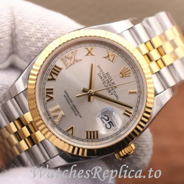 Swiss Rolex Datejust Replica 126233 Stainless steel strap 36MM - WatchesReplica.is