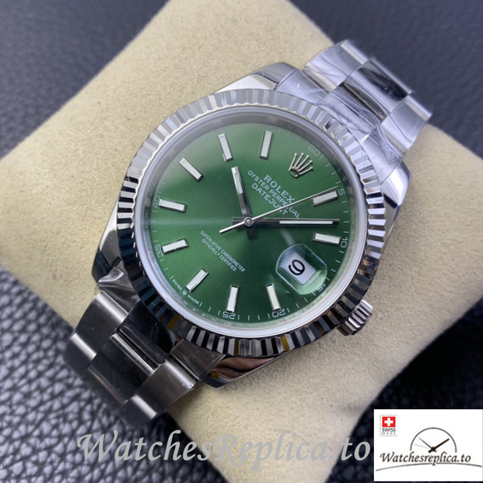 Swiss Rolex Datejust 126334 Replica Stainless steel strap 41MM - WatchesReplica.is