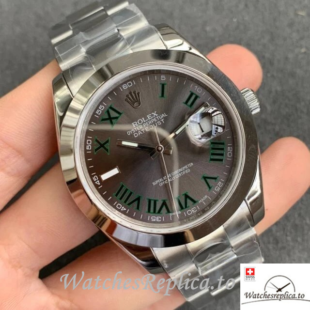 Swiss Rolex Datejust Replica 126300-0013 Stainless steel strap 41MM - WatchesReplica.is