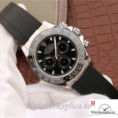 Swiss Rolex Daytona Replica 116519 LN Rubber strap 40MM - WatchesReplica.is