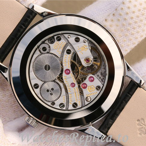 Patek Philippe Replica Calatrava 7122R-001 Leather strap 38MM - WatchesReplica.is