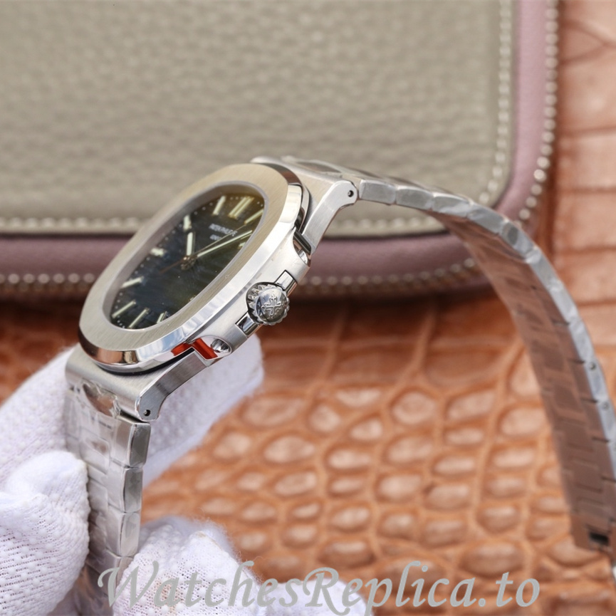 Patek Philippe Replica Nautilus Stainless steel strap 40MM - WatchesReplica.is