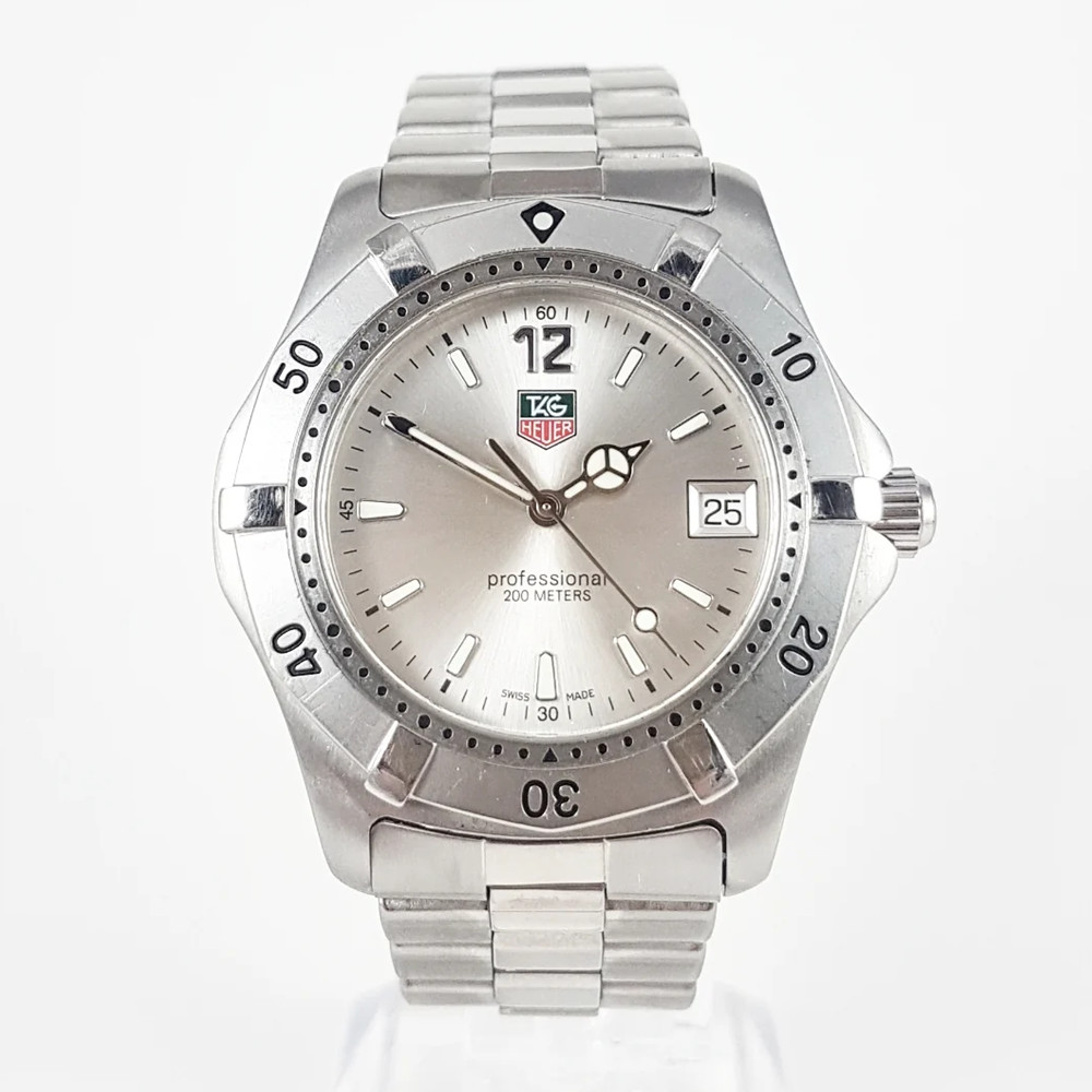 Tag Heuer Professional 2000 WK1112 Silver Dial 37 mm - WatchesReplica.is
