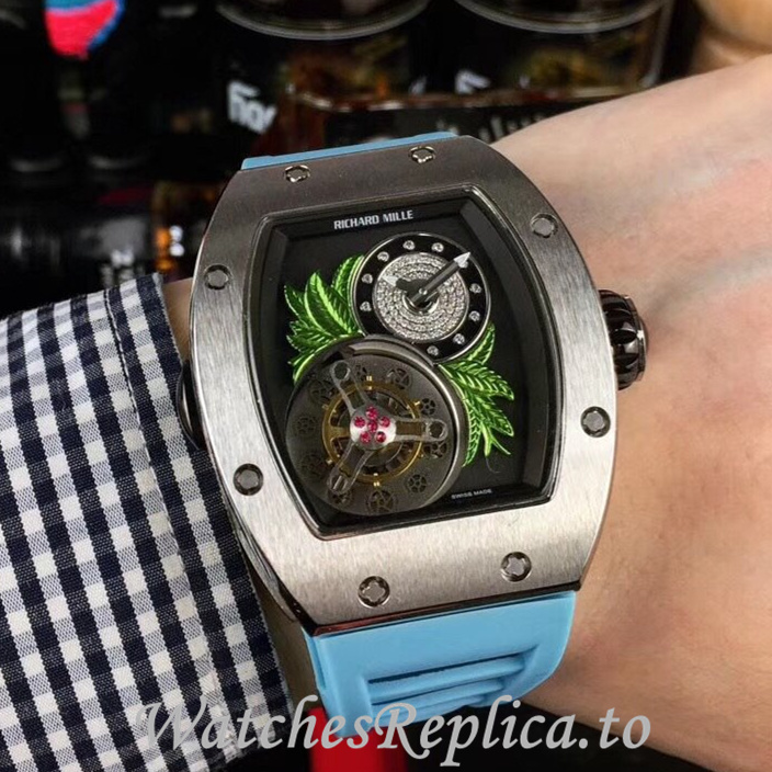 Richard Mille Replica RM19 Rubber strap 50MM - WatchesReplica.is