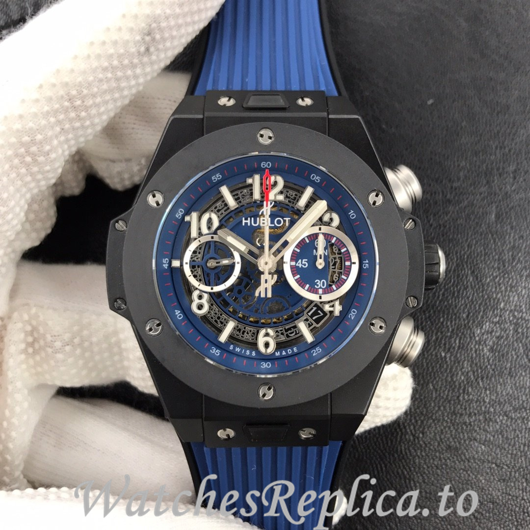 Hublot Replica 411.NM.1170.RX Rubber strap 45MM - WatchesReplica.is