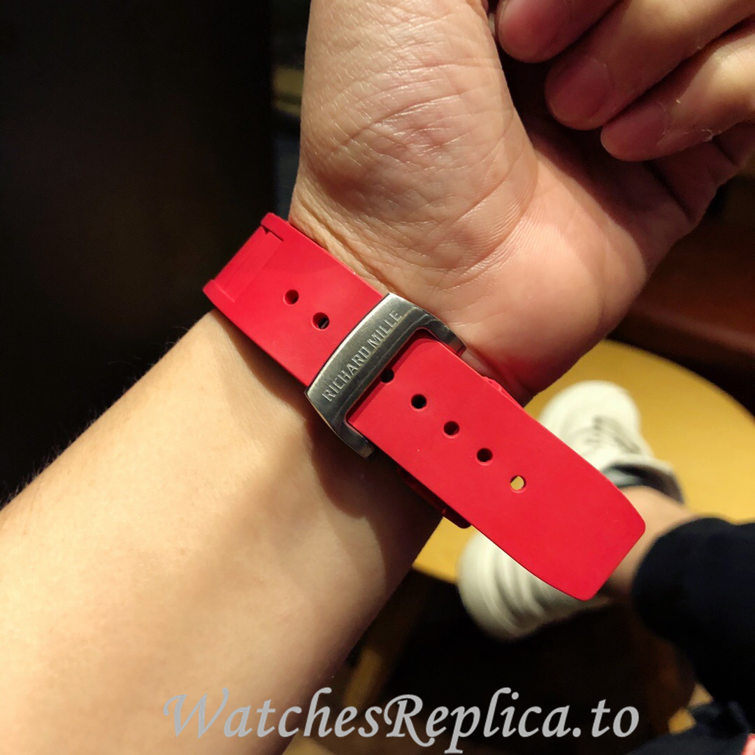 Richard Mille Replica RM38-01 Rubber strap 48MM - WatchesReplica.is
