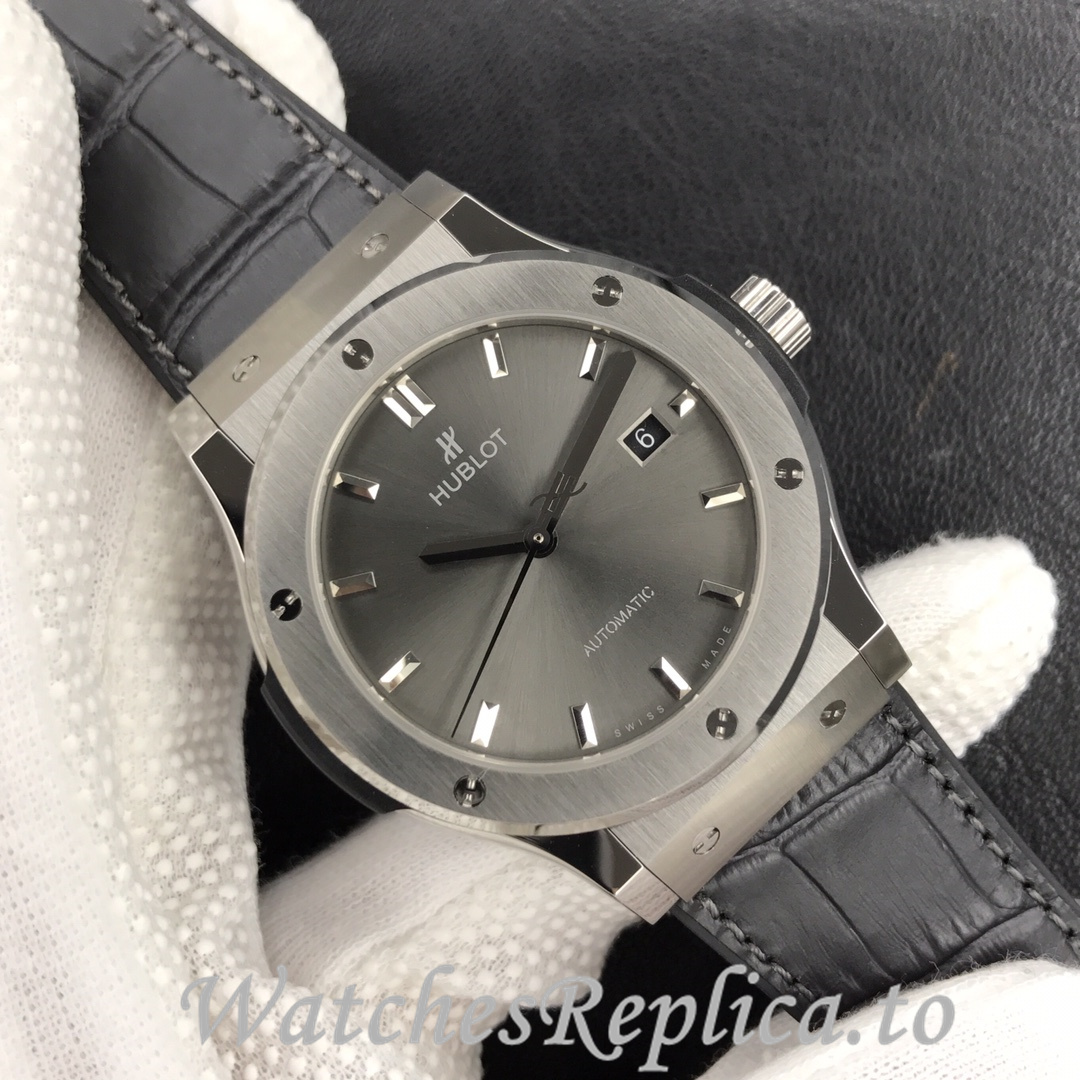 Hublot Replica Classic Fusion Series Leather strap 42MM - WatchesReplica.is