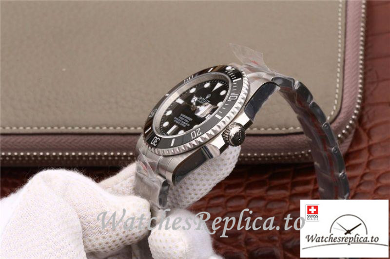 Swiss Rolex Submariner Replica 114060 Silver Strap 40MM - WatchesReplica.is